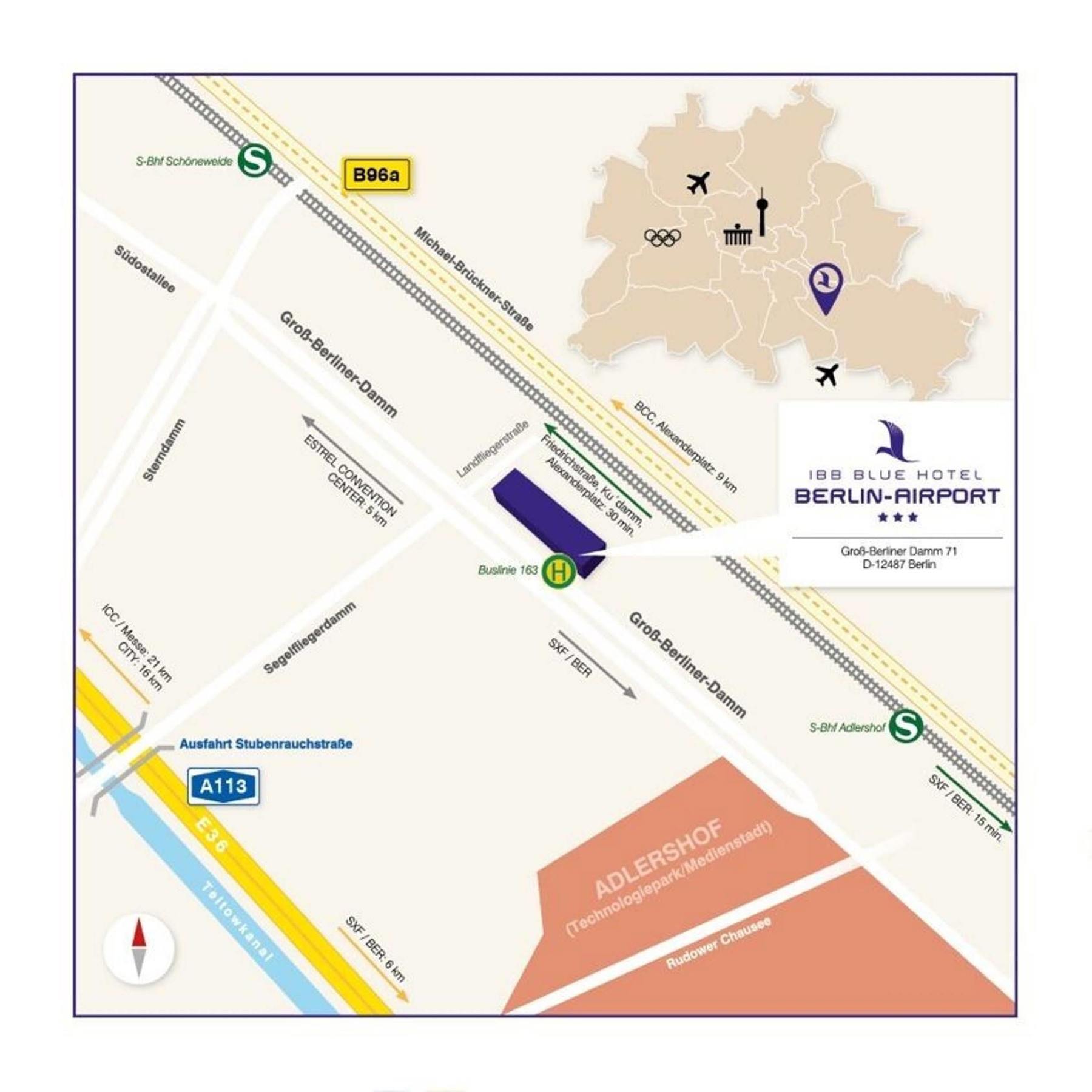 B&B Hotel Berlin-Adlershof Bagian luar foto